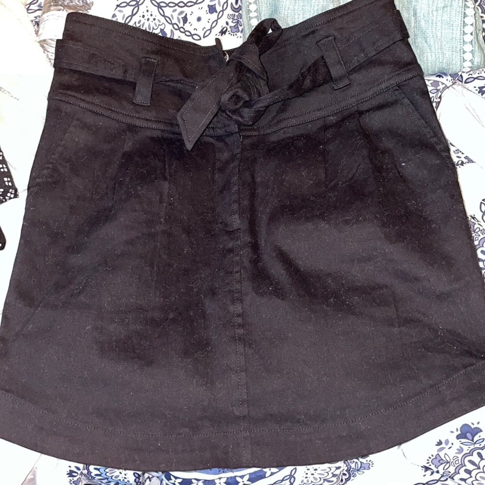 Blacks Mini Skirt with Tie